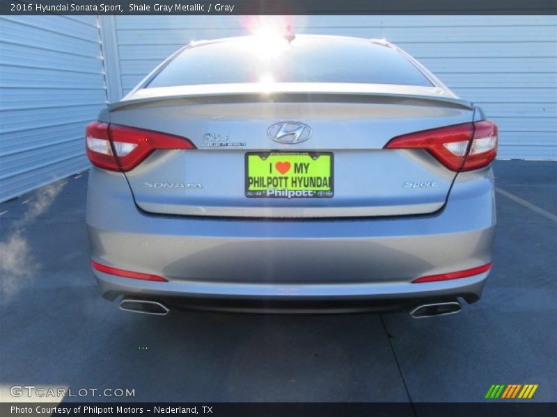 Shale Gray Metallic / Gray 2016 Hyundai Sonata Sport