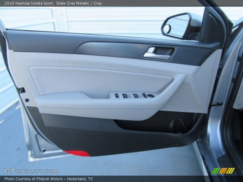 Shale Gray Metallic / Gray 2016 Hyundai Sonata Sport