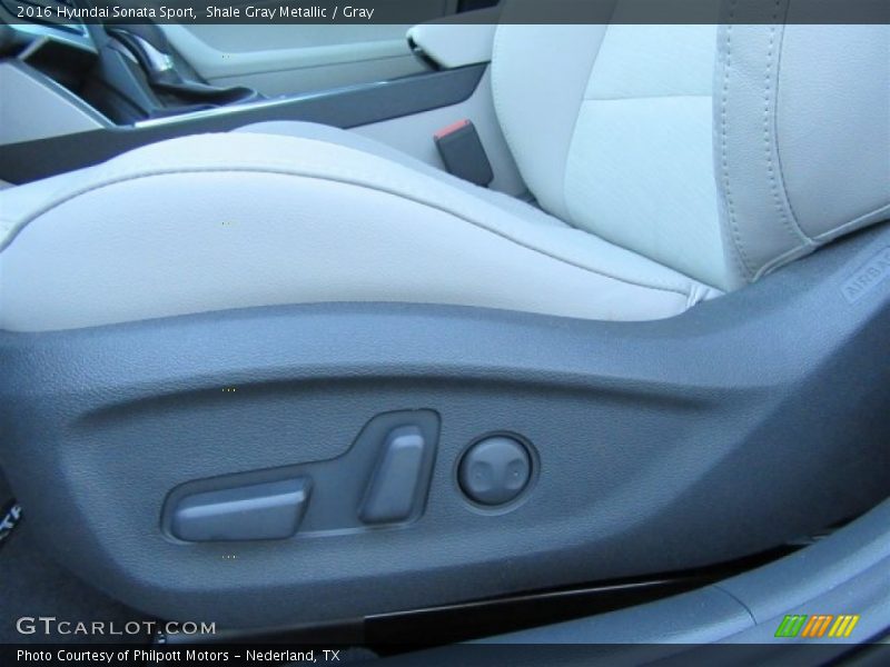 Shale Gray Metallic / Gray 2016 Hyundai Sonata Sport
