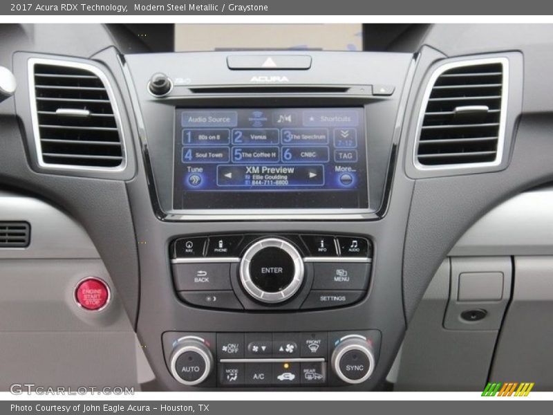 Modern Steel Metallic / Graystone 2017 Acura RDX Technology