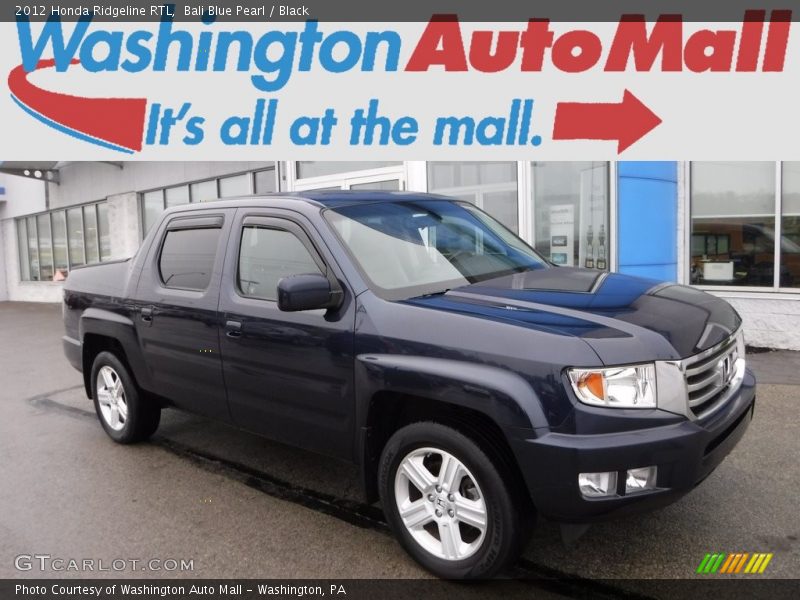 Bali Blue Pearl / Black 2012 Honda Ridgeline RTL