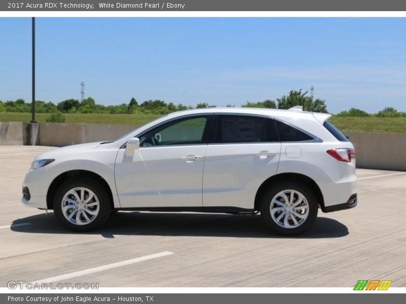 White Diamond Pearl / Ebony 2017 Acura RDX Technology