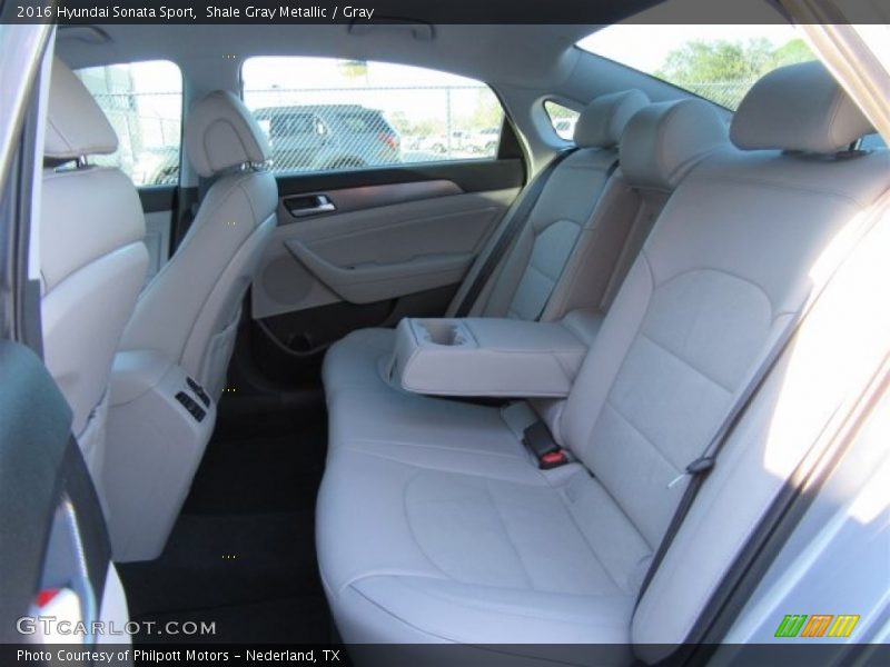 Shale Gray Metallic / Gray 2016 Hyundai Sonata Sport