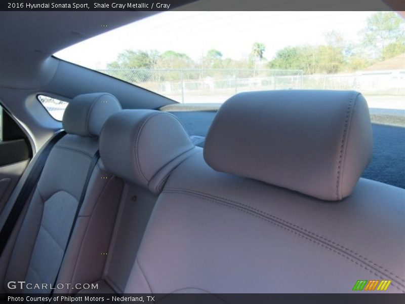 Shale Gray Metallic / Gray 2016 Hyundai Sonata Sport