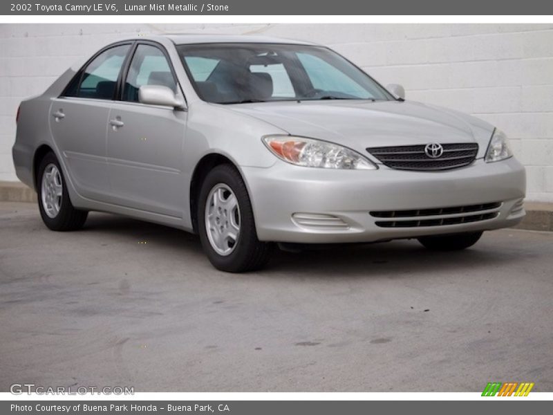 Lunar Mist Metallic / Stone 2002 Toyota Camry LE V6