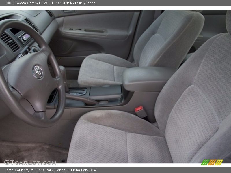 Lunar Mist Metallic / Stone 2002 Toyota Camry LE V6