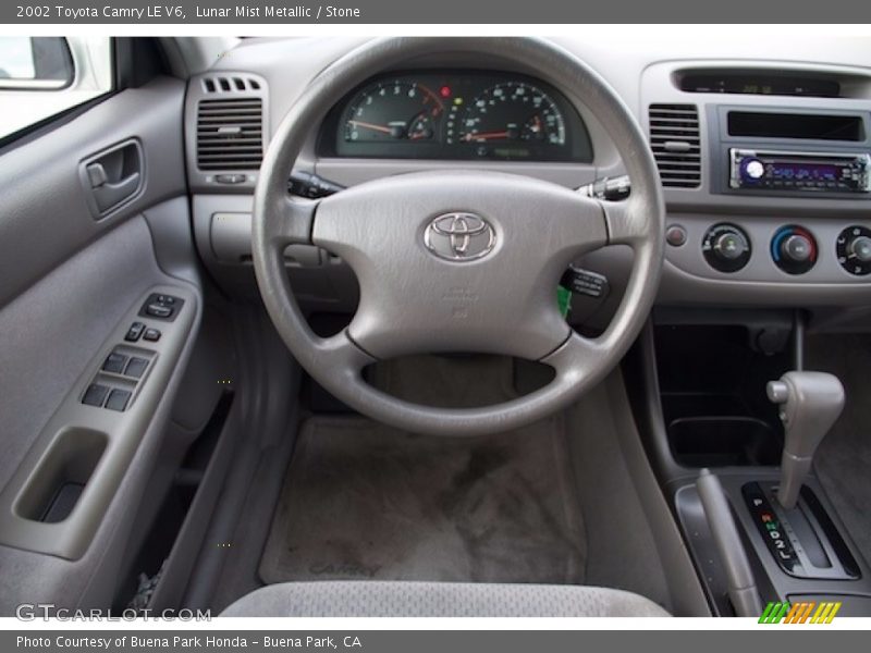 Lunar Mist Metallic / Stone 2002 Toyota Camry LE V6