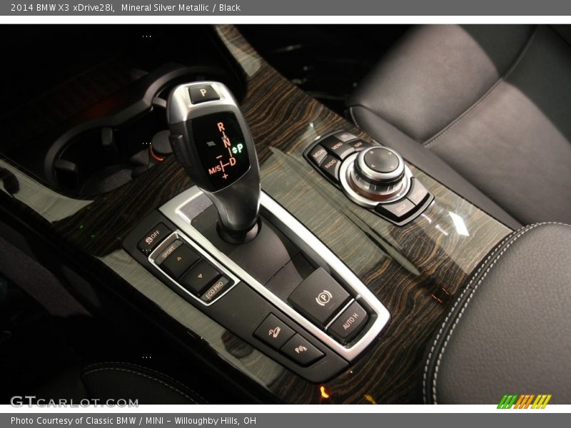 Mineral Silver Metallic / Black 2014 BMW X3 xDrive28i