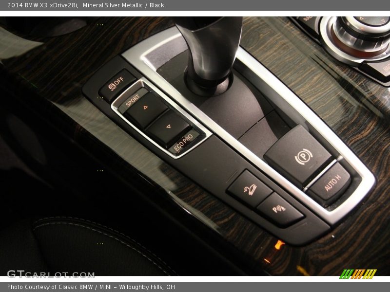 Mineral Silver Metallic / Black 2014 BMW X3 xDrive28i