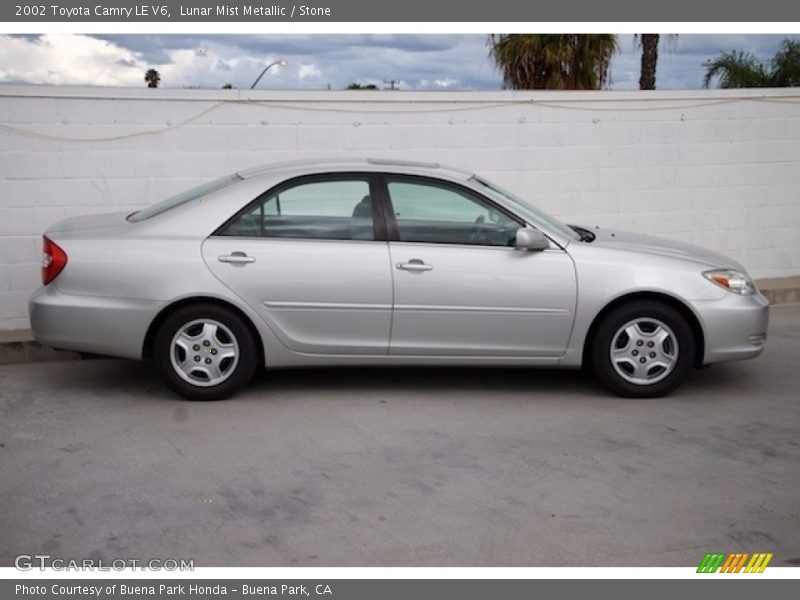 Lunar Mist Metallic / Stone 2002 Toyota Camry LE V6