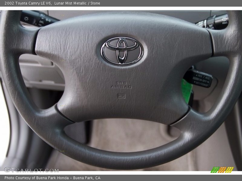 Lunar Mist Metallic / Stone 2002 Toyota Camry LE V6