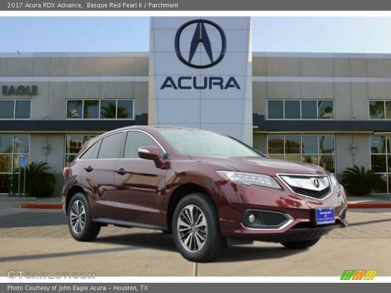 Basque Red Pearl II / Parchment 2017 Acura RDX Advance