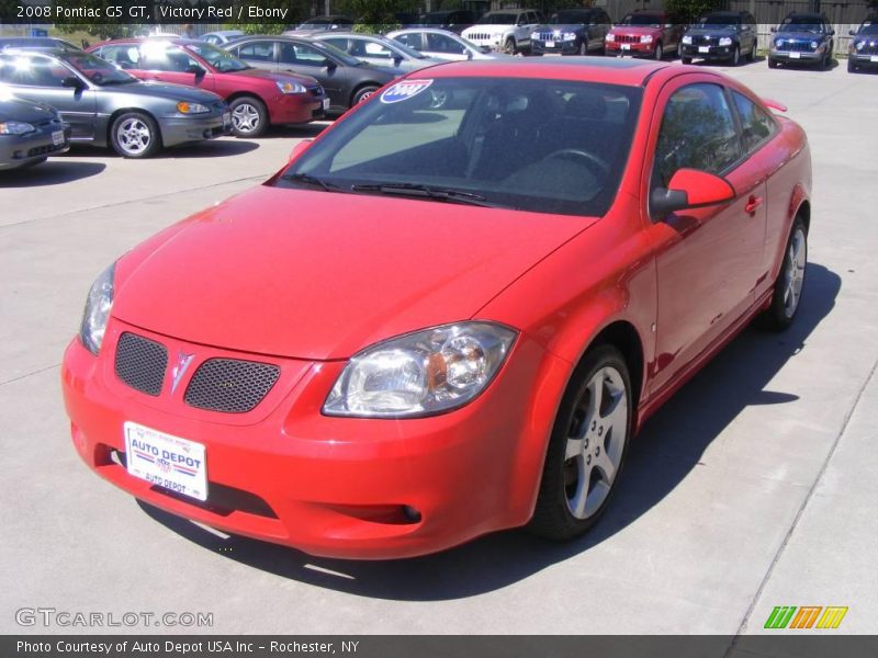 Victory Red / Ebony 2008 Pontiac G5 GT
