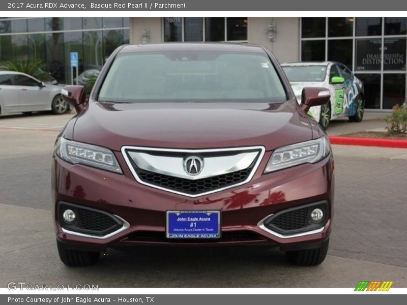 Basque Red Pearl II / Parchment 2017 Acura RDX Advance