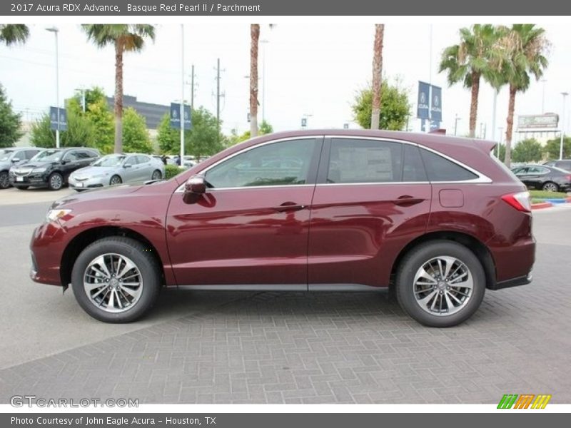 Basque Red Pearl II / Parchment 2017 Acura RDX Advance