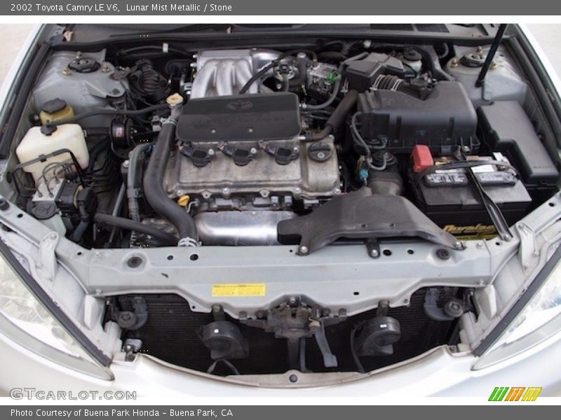 Lunar Mist Metallic / Stone 2002 Toyota Camry LE V6