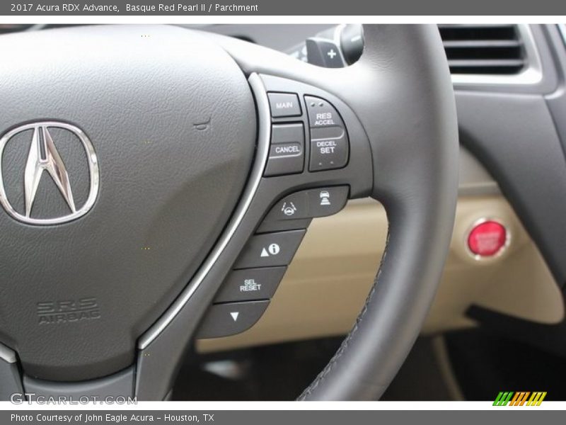 Basque Red Pearl II / Parchment 2017 Acura RDX Advance