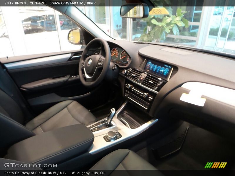 Space Gray Metallic / Black 2017 BMW X3 xDrive28i