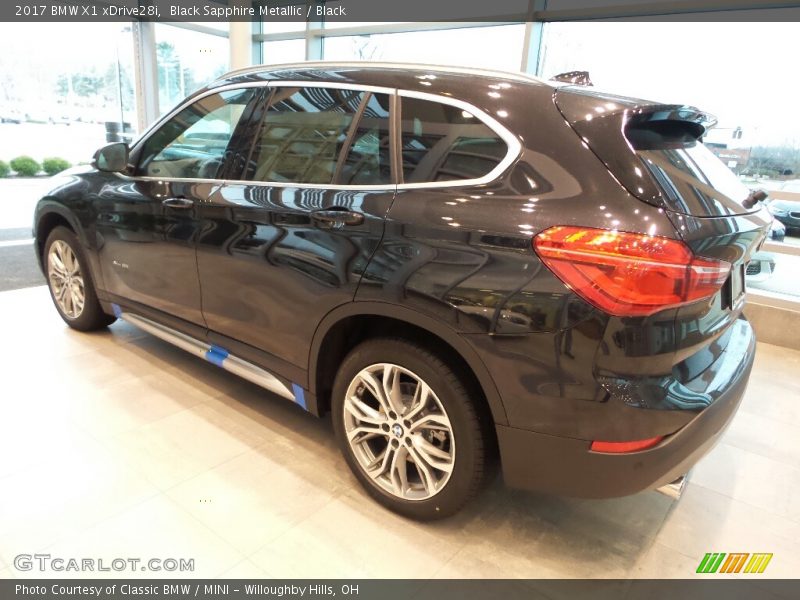 Black Sapphire Metallic / Black 2017 BMW X1 xDrive28i