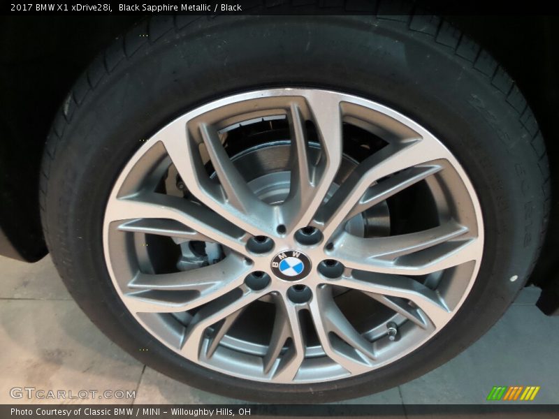 Black Sapphire Metallic / Black 2017 BMW X1 xDrive28i