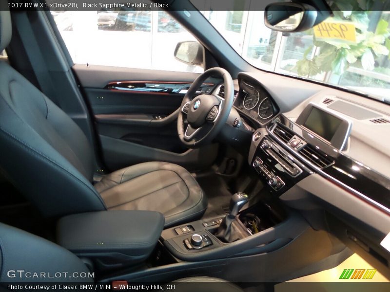 Black Sapphire Metallic / Black 2017 BMW X1 xDrive28i