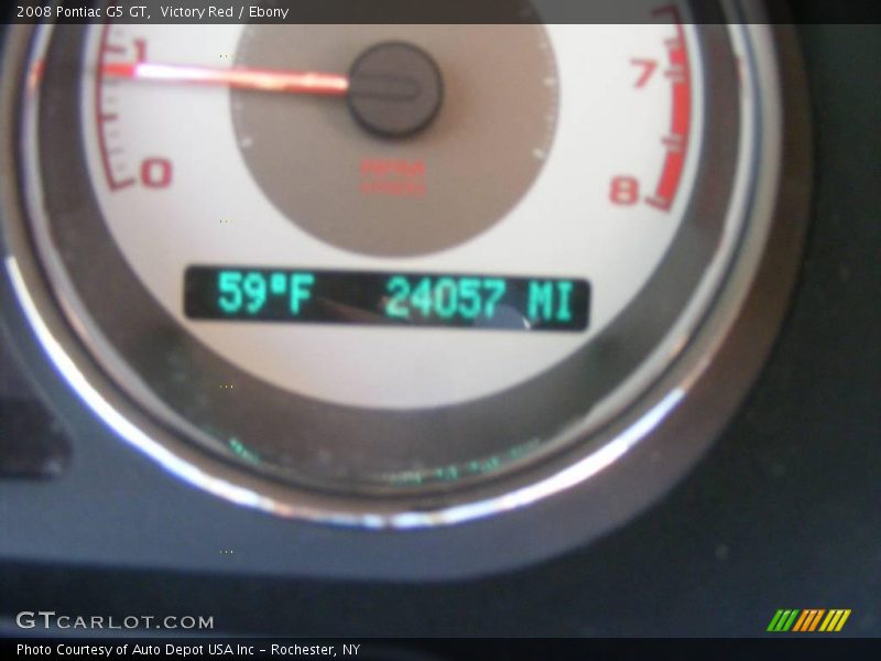 Victory Red / Ebony 2008 Pontiac G5 GT