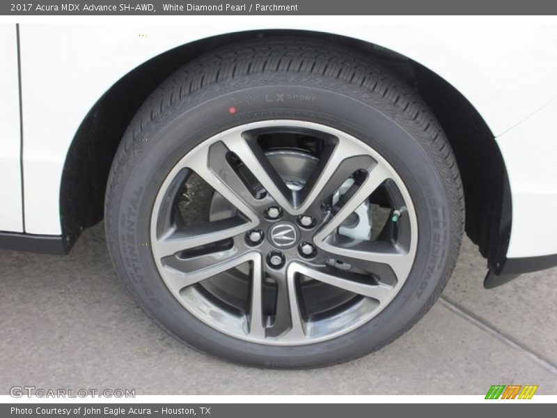 White Diamond Pearl / Parchment 2017 Acura MDX Advance SH-AWD