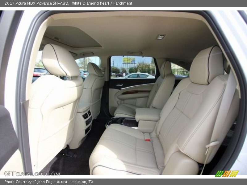 White Diamond Pearl / Parchment 2017 Acura MDX Advance SH-AWD