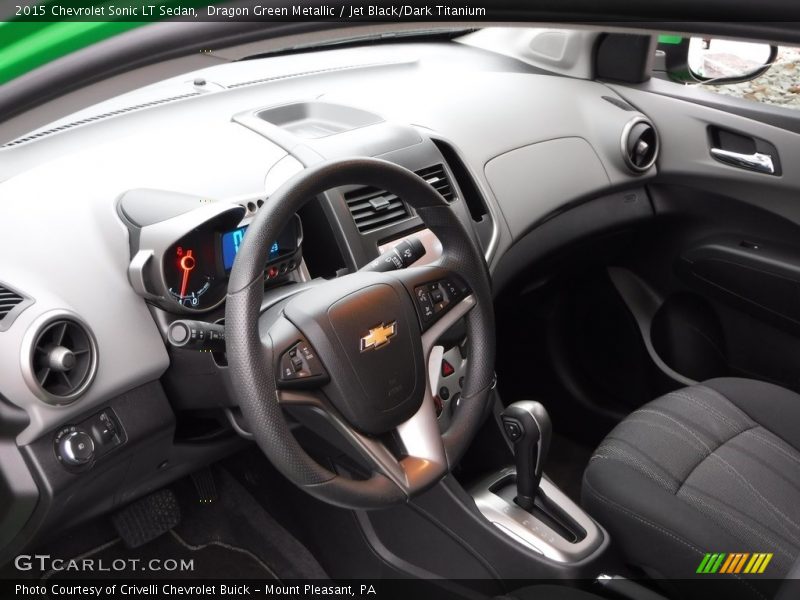 Dragon Green Metallic / Jet Black/Dark Titanium 2015 Chevrolet Sonic LT Sedan