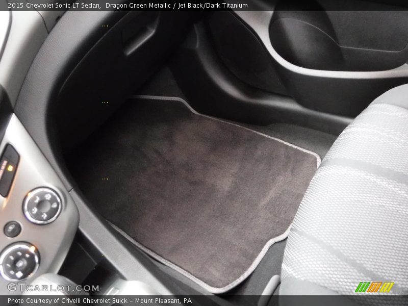 Dragon Green Metallic / Jet Black/Dark Titanium 2015 Chevrolet Sonic LT Sedan