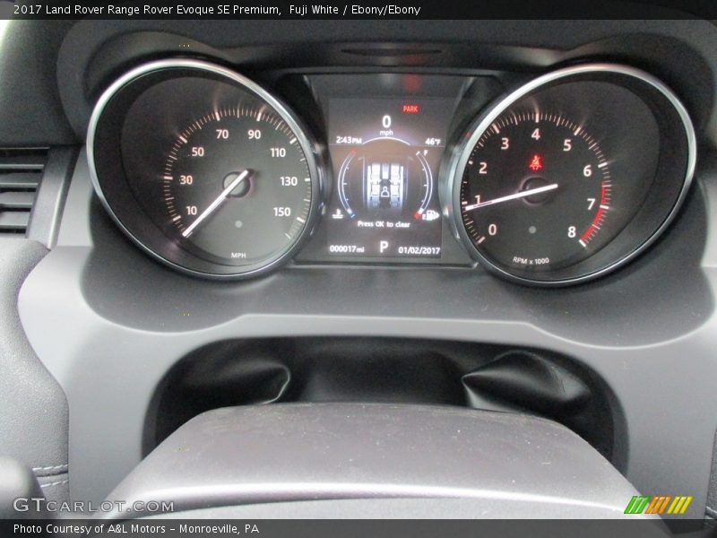 Fuji White / Ebony/Ebony 2017 Land Rover Range Rover Evoque SE Premium