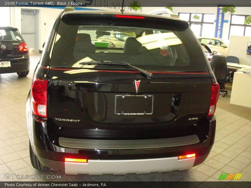 Black / Ebony 2008 Pontiac Torrent AWD