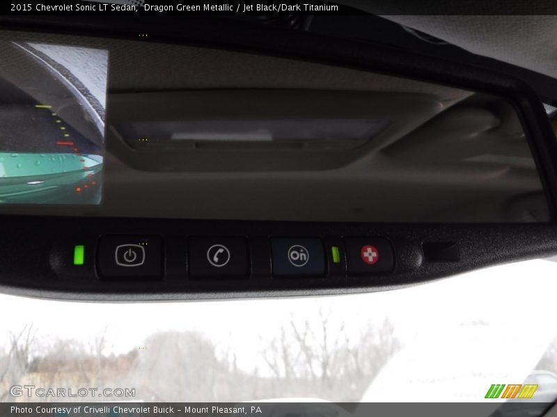 Dragon Green Metallic / Jet Black/Dark Titanium 2015 Chevrolet Sonic LT Sedan