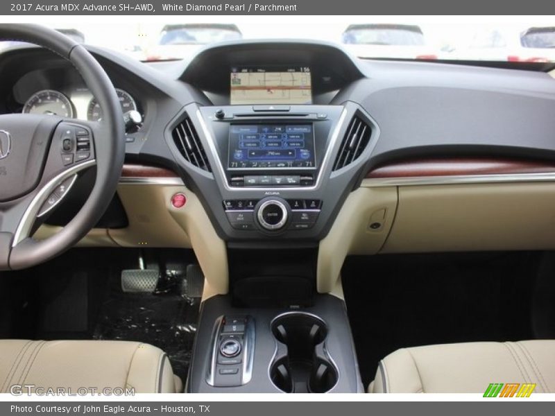 White Diamond Pearl / Parchment 2017 Acura MDX Advance SH-AWD