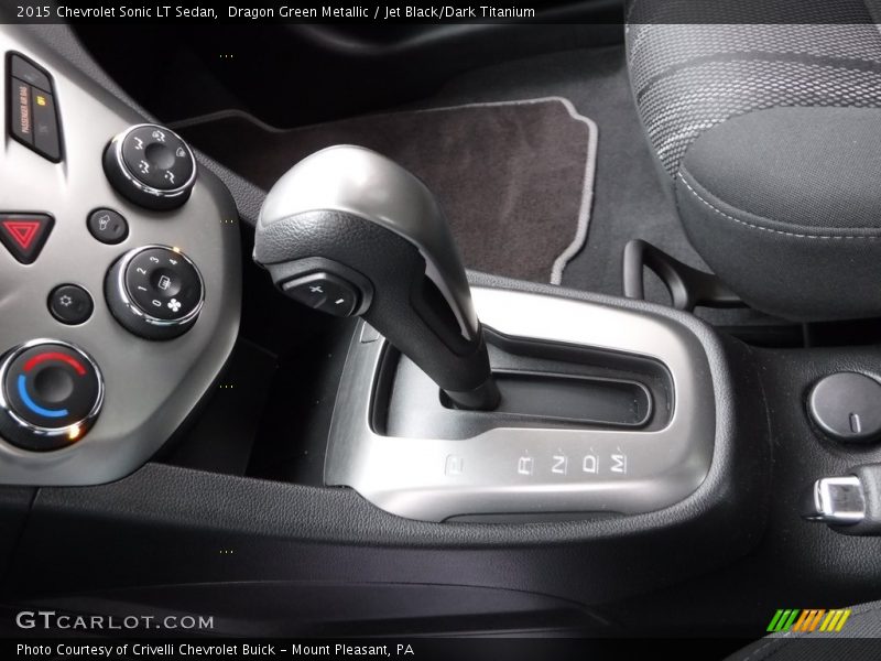 Dragon Green Metallic / Jet Black/Dark Titanium 2015 Chevrolet Sonic LT Sedan