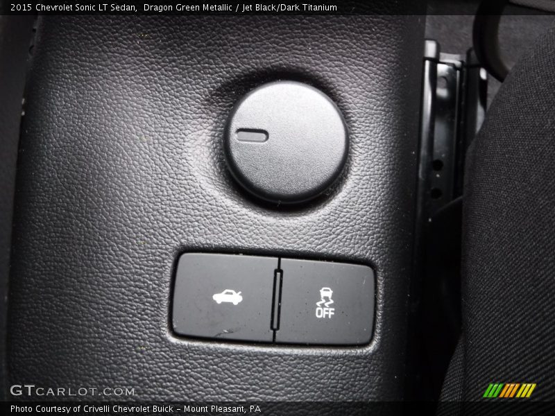 Dragon Green Metallic / Jet Black/Dark Titanium 2015 Chevrolet Sonic LT Sedan