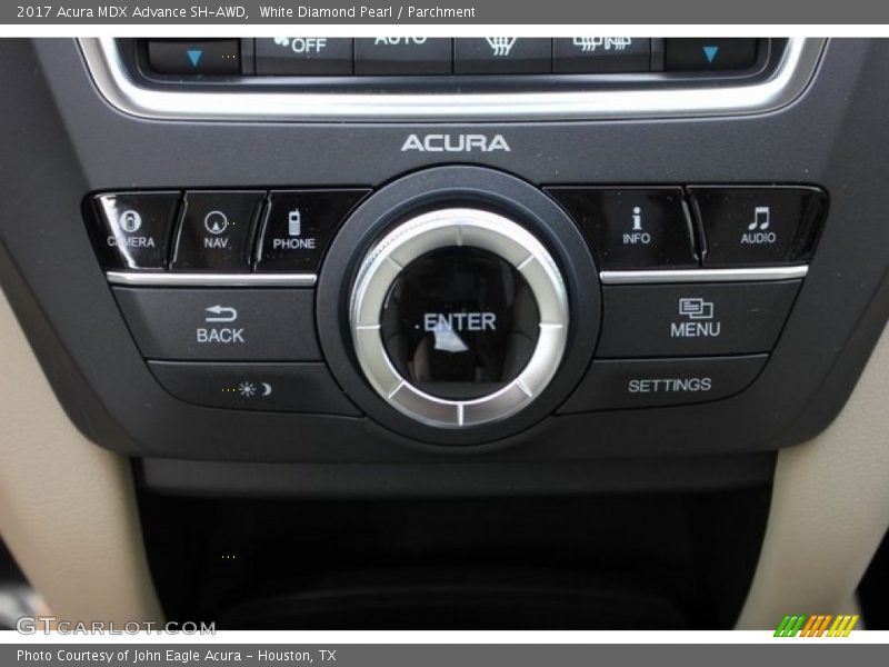 White Diamond Pearl / Parchment 2017 Acura MDX Advance SH-AWD