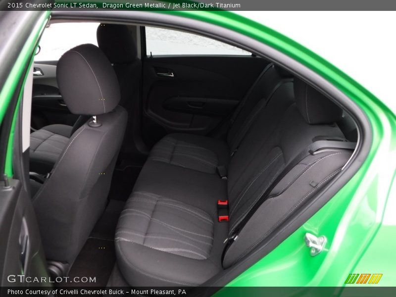Dragon Green Metallic / Jet Black/Dark Titanium 2015 Chevrolet Sonic LT Sedan