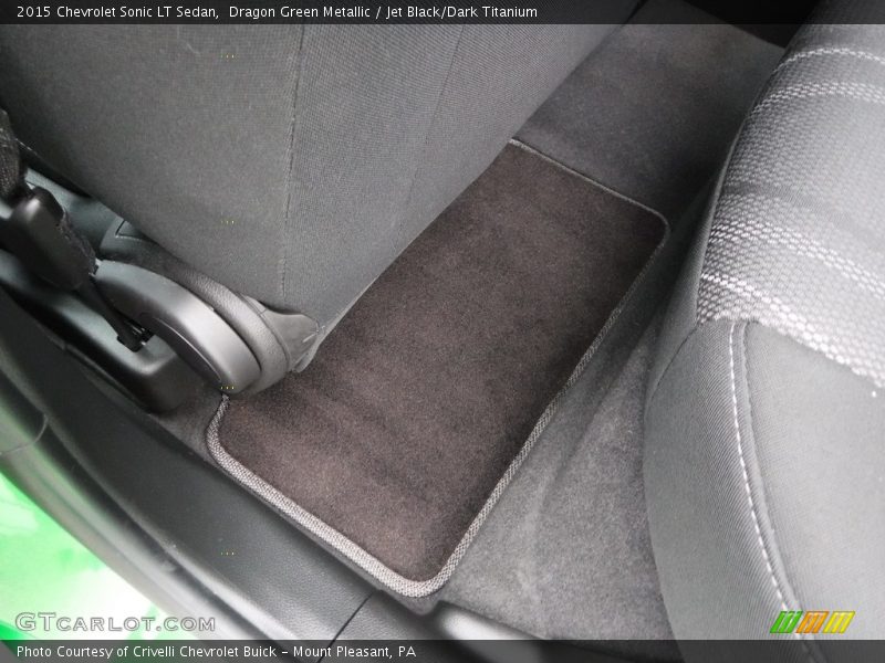 Dragon Green Metallic / Jet Black/Dark Titanium 2015 Chevrolet Sonic LT Sedan
