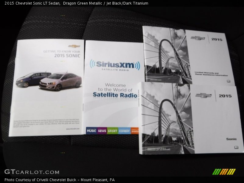 Dragon Green Metallic / Jet Black/Dark Titanium 2015 Chevrolet Sonic LT Sedan