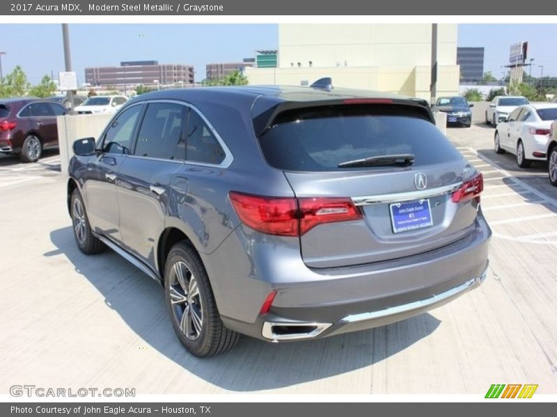 Modern Steel Metallic / Graystone 2017 Acura MDX