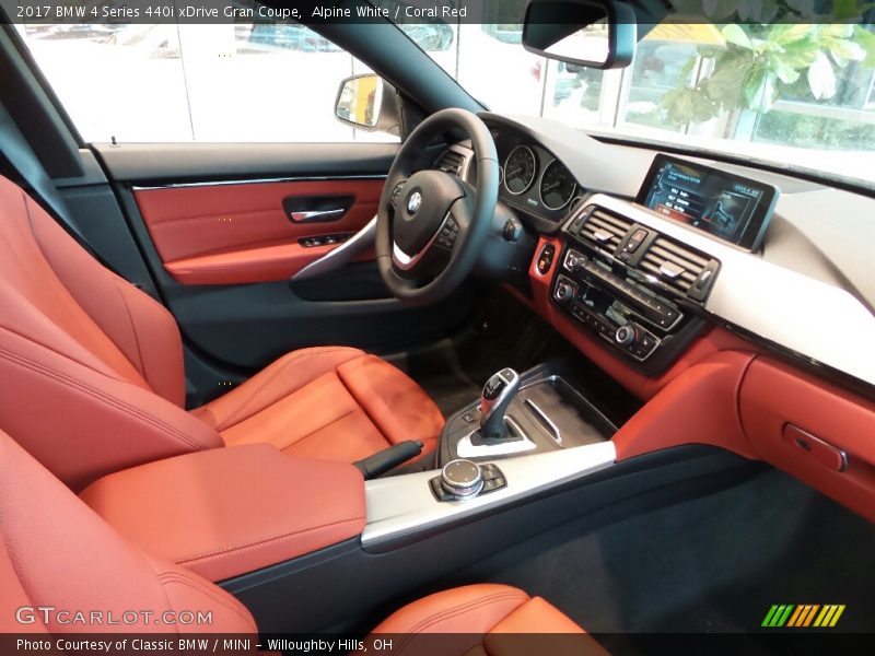  2017 4 Series 440i xDrive Gran Coupe Coral Red Interior