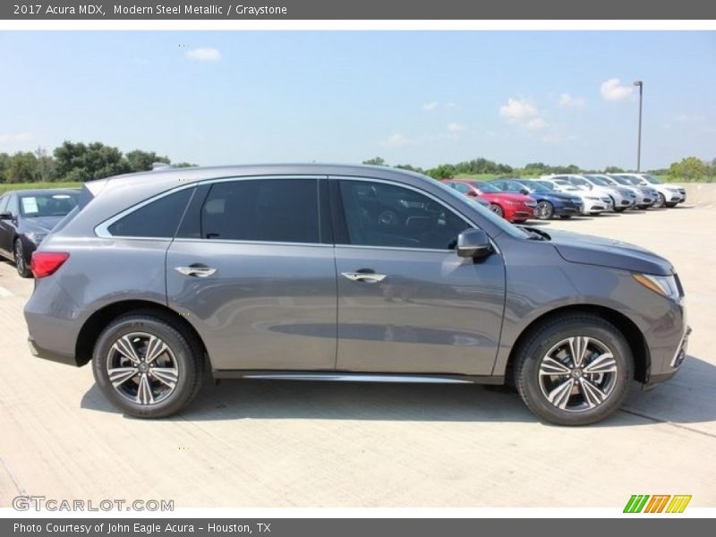 Modern Steel Metallic / Graystone 2017 Acura MDX