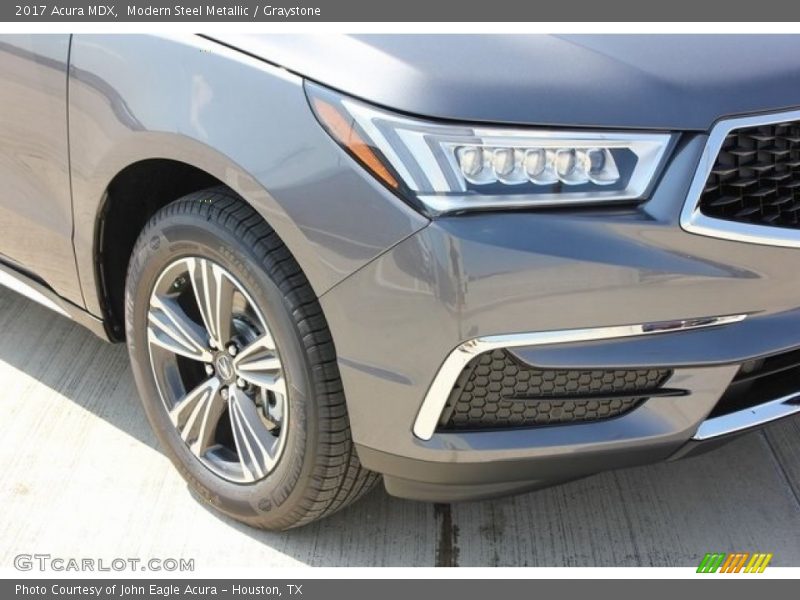 Modern Steel Metallic / Graystone 2017 Acura MDX