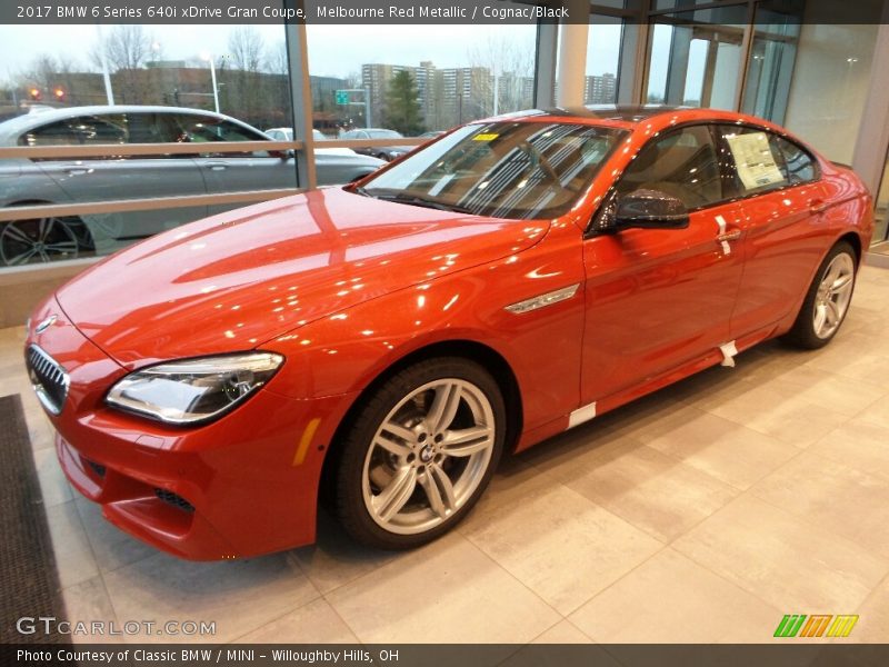 Melbourne Red Metallic / Cognac/Black 2017 BMW 6 Series 640i xDrive Gran Coupe