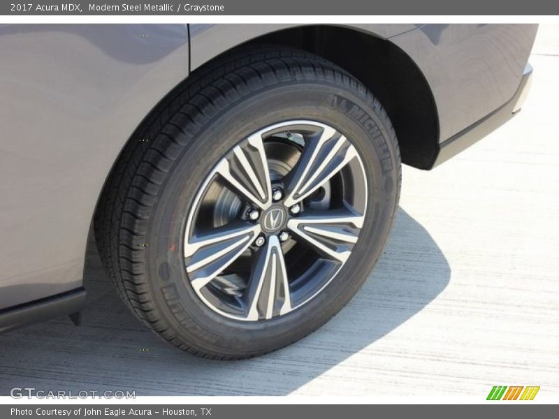 Modern Steel Metallic / Graystone 2017 Acura MDX