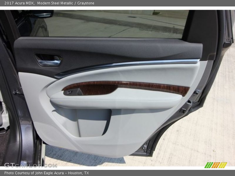 Modern Steel Metallic / Graystone 2017 Acura MDX