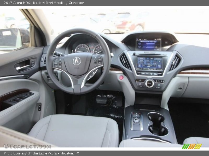 Modern Steel Metallic / Graystone 2017 Acura MDX