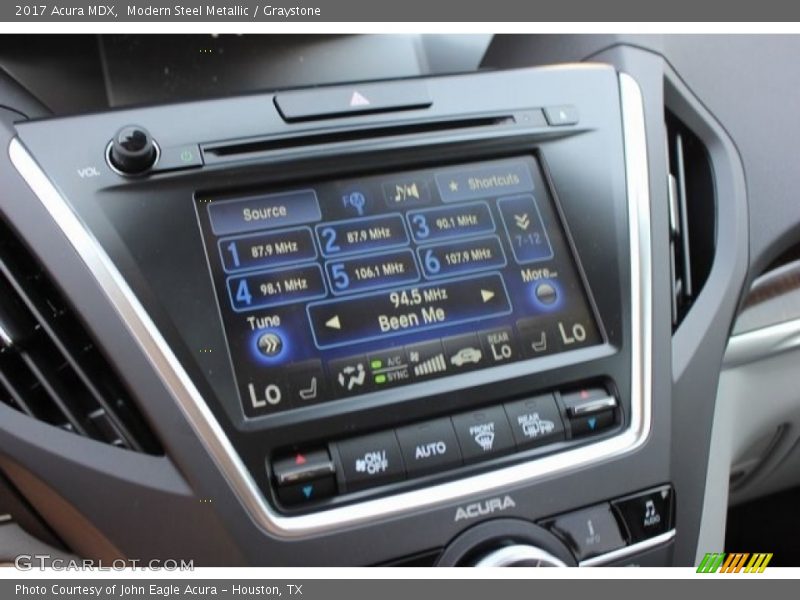 Modern Steel Metallic / Graystone 2017 Acura MDX