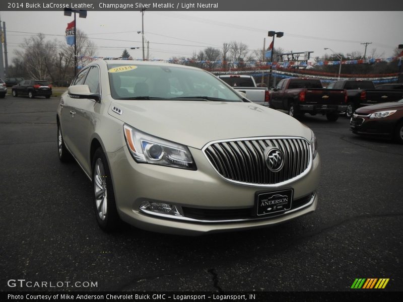 Champagne Silver Metallic / Light Neutral 2014 Buick LaCrosse Leather